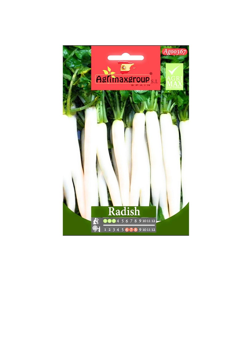 Agrimax Agrimax White Radish Seeds  - Image 3