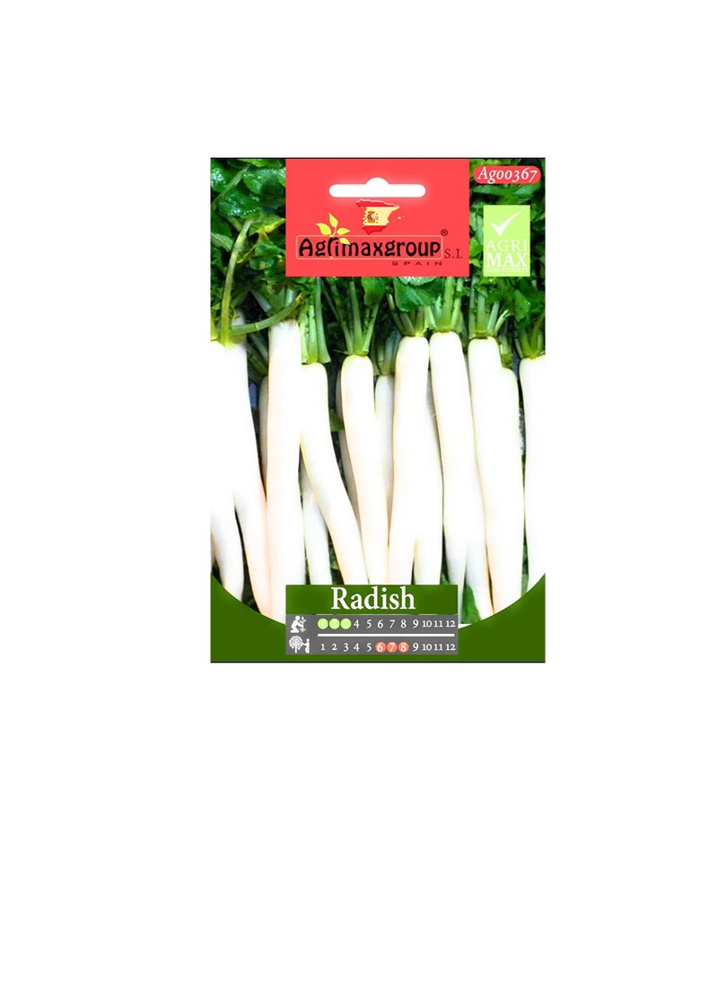 Agrimax Agrimax White Radish Seeds  - Image 2