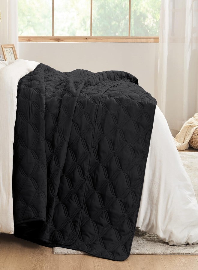 Litanika طقم أغطية سرير كينغ ليتانيكا بحجم كبير، 120x120 بوصة، لحاف سوبر كينغ أسود خفيف، أغطية سرير بوهو، زينة أغطية السرير لجميع الفصول، 3 قطع (1 لحاف، 2 غطاء وسادة) - Image 3