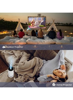 SMARTX Smart Projector 4K with Android OS, WiFi 6 & Bluetooth 5.2 – 180° Rotating Stand, Auto Focus, Electric Keystone, 1080P Full HD, Built-in Apps & HiFi Speakers  - Image 5