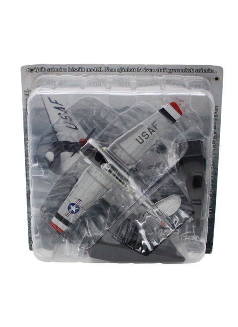 Amir 1:72 American 1953 Texas LT-6G Silver Trainer Simulation Static Aircraft Model-Color:Amir Aircraft