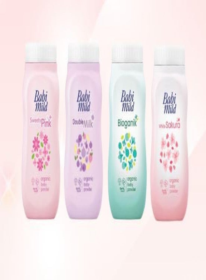 VIRAVIN HOUSEWARE Babi Mild White Sakura Organic Baby Powder, 45g - Image 2