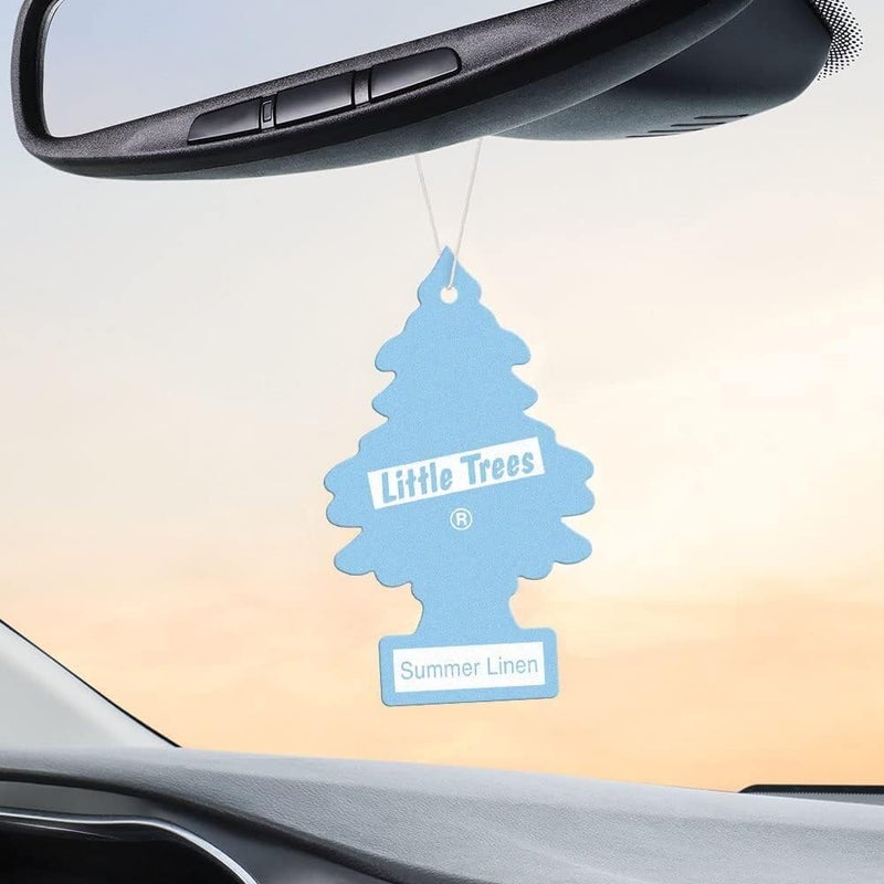 Little Trees Summer Linen Air Freshener - Pack of 12 - Image 4