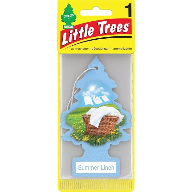 Little Trees Summer Linen Air Freshener - Pack of 12 - Image 2