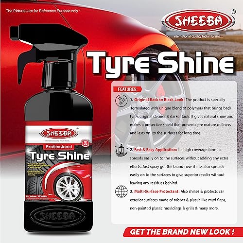 Sheeba Tyre Shine Polish (125 ml) - Image 3
