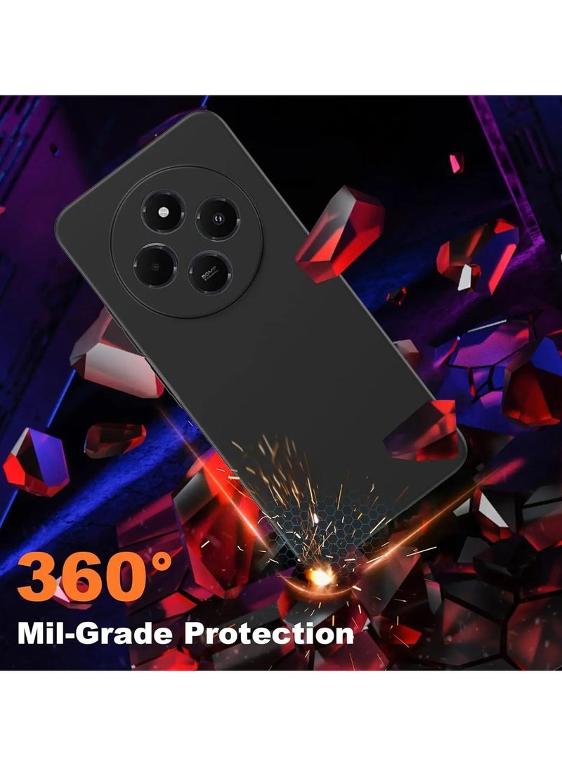 غطاء حماية لهاتف Xiaomi Redmi 14C من السيليكون الناعم، غطاء واقٍ خفيف الوزن للصدمات مع حماية للكاميرا مصمم لهاتف Xiaomi Redmi 14C - Image 3