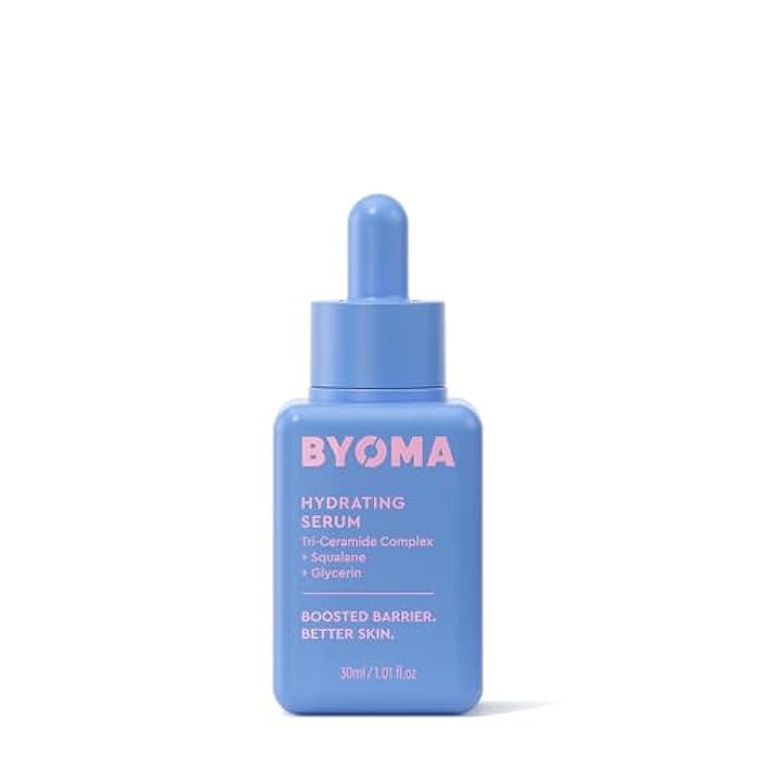 BYOMA Hydrating Serum - Moisturizing Facial Serum with Squalane, Glycerin & Ceramides - Hydrating for Glowing, Dewy Skin - 1.01 fl. oz - Image 1