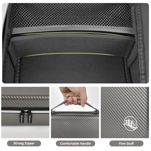 Boobowl Barber Accessories Bag for Clippers and Supplies, Mens Hair Trimmers Box, Portable Storage Organizer for Hair Cutting, Guard Grooming Kit and Barbers Supplies (Bag Only) (Dark Grey) - Image 4