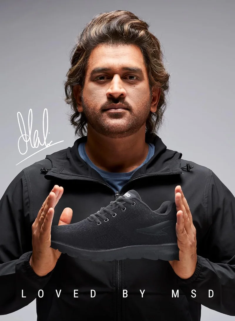 Asian ASIAN Black Running Shoes for Men