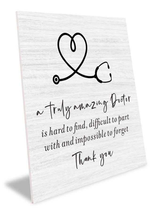 ZENNLAB Doctor Wood Sign - Thank You & Appreciation Gift for Doctors & Nurses, Unique Gifts for Men & Women on Special Occasions - Image 5
