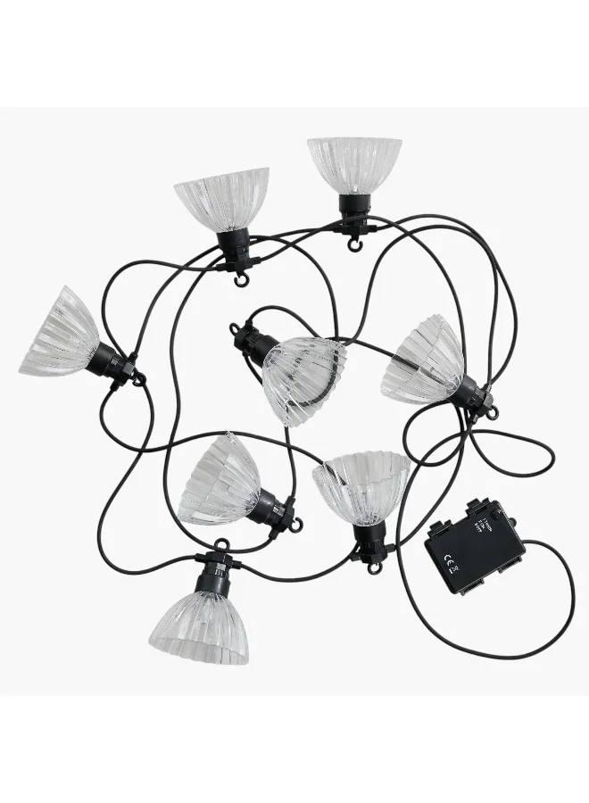 Home Box Dux 8 Acrylic Lamp Shade with Warm LED String Light