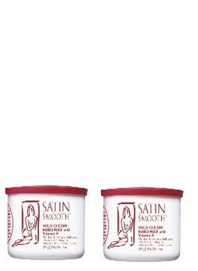 عبوة من قطعتين من شمع الكرز البري من ساتين سموث