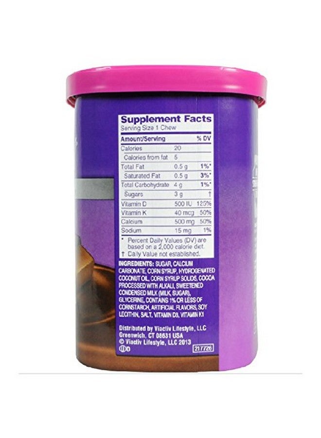 VIACTIV Calcium Plus D, Soft Chews, Milk Chocolate 100 ea (Pack of 2) - Image 2