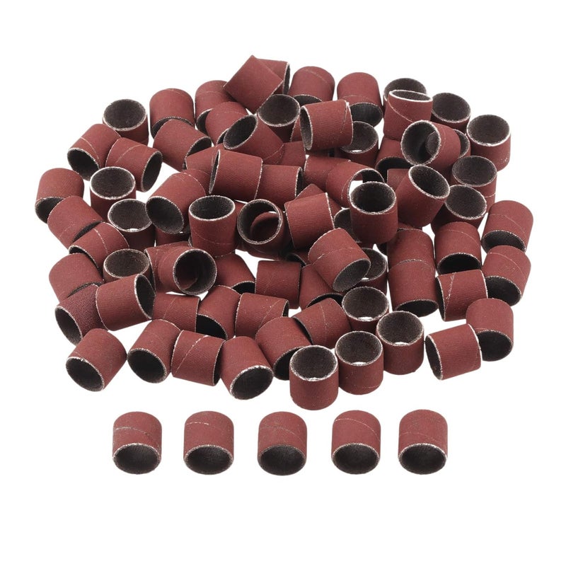 Yetaha 100 PCs Sanding Bands 600 Grit Drums Sleeves For DREMEL Rotary Tools 12CM - Image 1