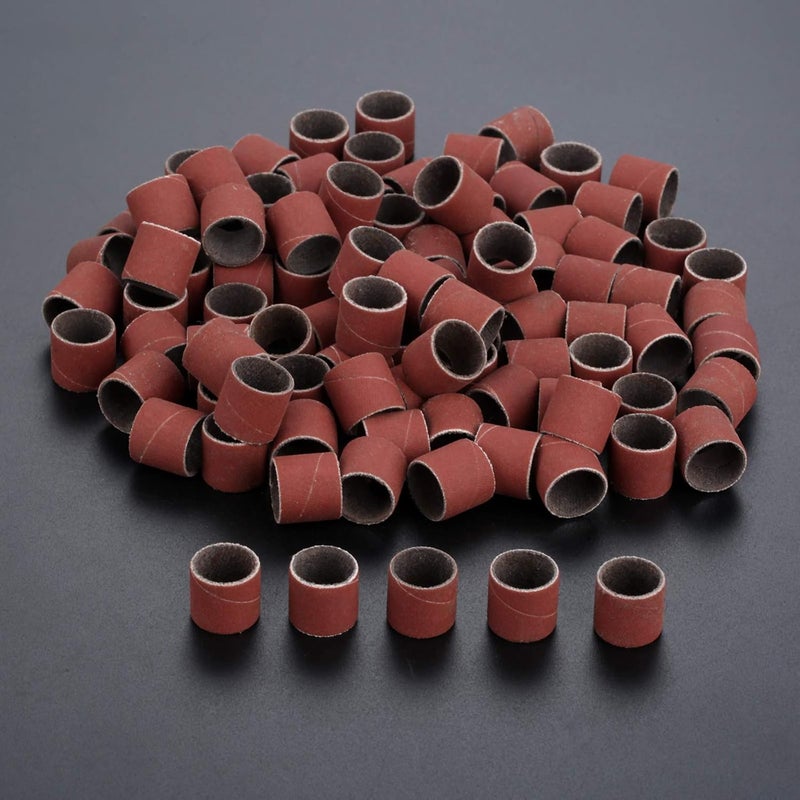 Yetaha 100 PCs Sanding Bands 600 Grit Drums Sleeves For DREMEL Rotary Tools 12CM - Image 4