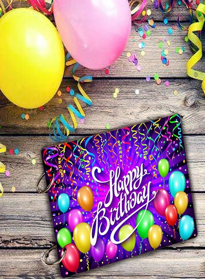 WallDaddy- Scrapbook Crafts (Flash Birthday) Scrap Book | Wooden Photo Album | 40 Black Color Paper Size "22 X 16 cm" "Wooden Photo Book (Photo Size Supported : 8x6 inch) - Image 3