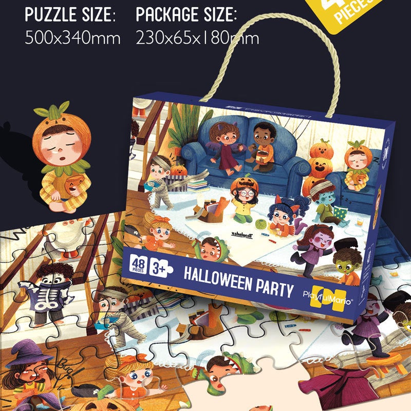 Carefully Selected New Children'S Puzzles Educational Toys Baby Birthday Gifts Kindergarten Souvenirs Christmas Halloween - Image 1