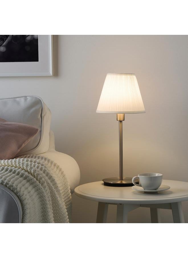 Generic - Table lamp base, nickel-plated, 30 cm - Image 1