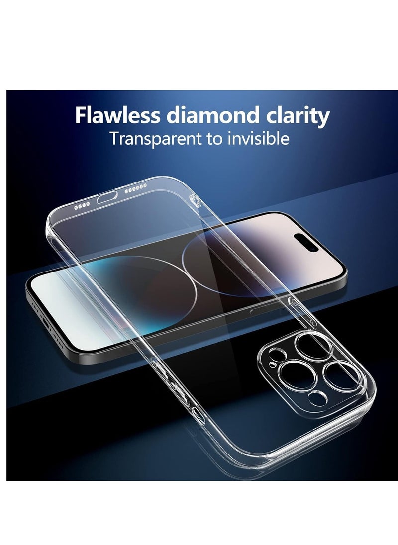 Raxoom Premium Clear Case Compatible with iPhone 15 Pro max Back Cover With Full Camera Lens Coverage, Anti-Yellowing & Slim Case Glossy Finish - Image 3