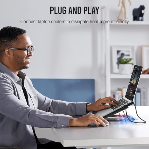 BlueRigger SuperSpeed USB 3.0 (Type A Male to Type A Male) Cable (3 Feet / 0.9 Meter) - Image 5