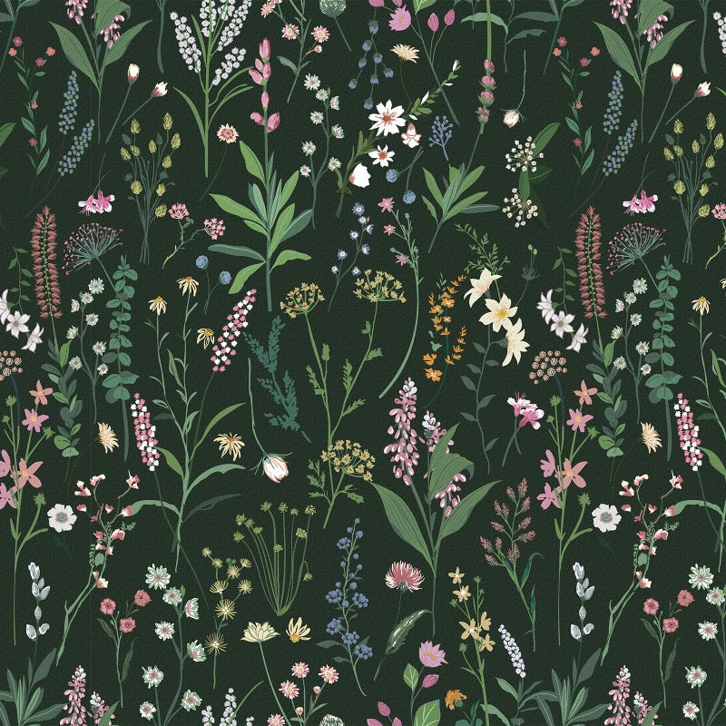 JiffDiff 17.3'' x 118.1" Floral Peel and Stick Wallpaper Vinyl Flower Wallpaper Vintage Vinyl Peel and Stick Wall Paper for Kitchen Cabinet Furniture Renter Friendly (Covers 14.2 Sq Ft) - Image 5
