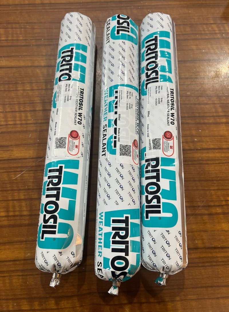 WEATHER SEALANT COLOR - BLACK 600ML TRITOSIL W70 - Image 1