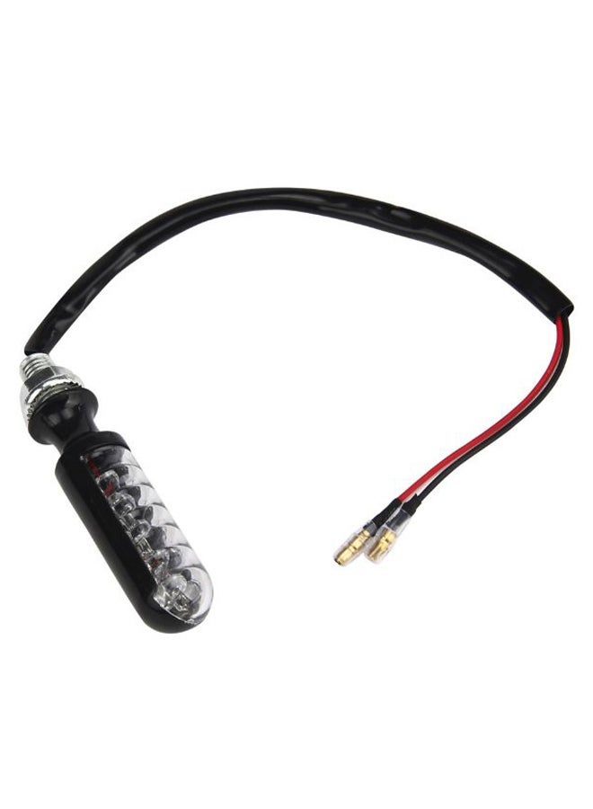 MUNTAQI 2-Piece Motorcycle Turn Signal LED Light Indicator Set