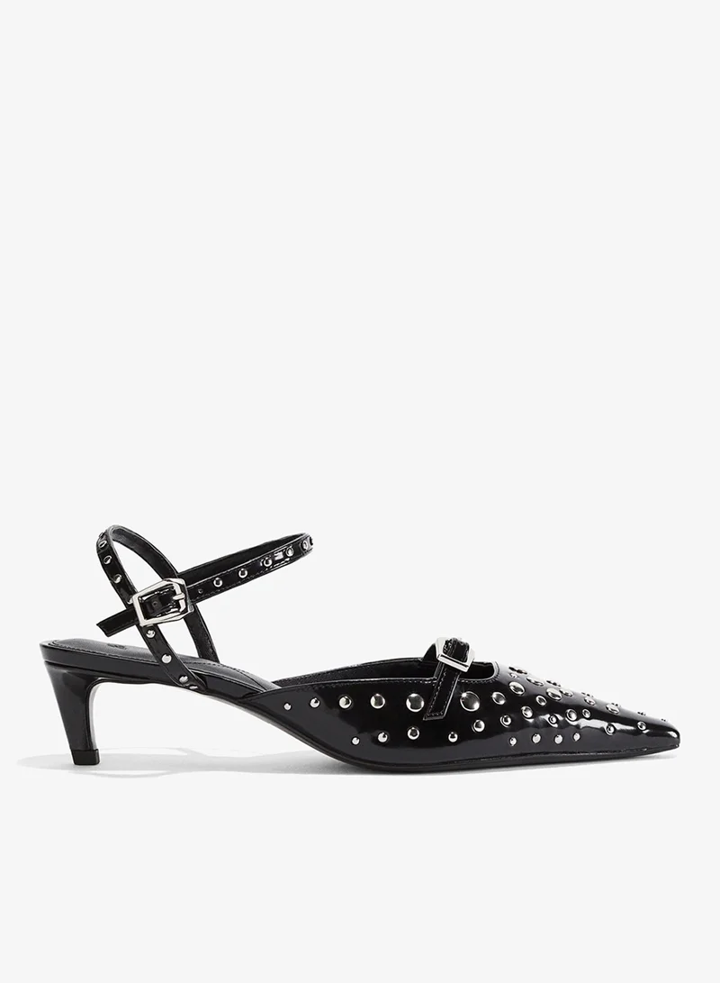 H&M Studded heeled sandals