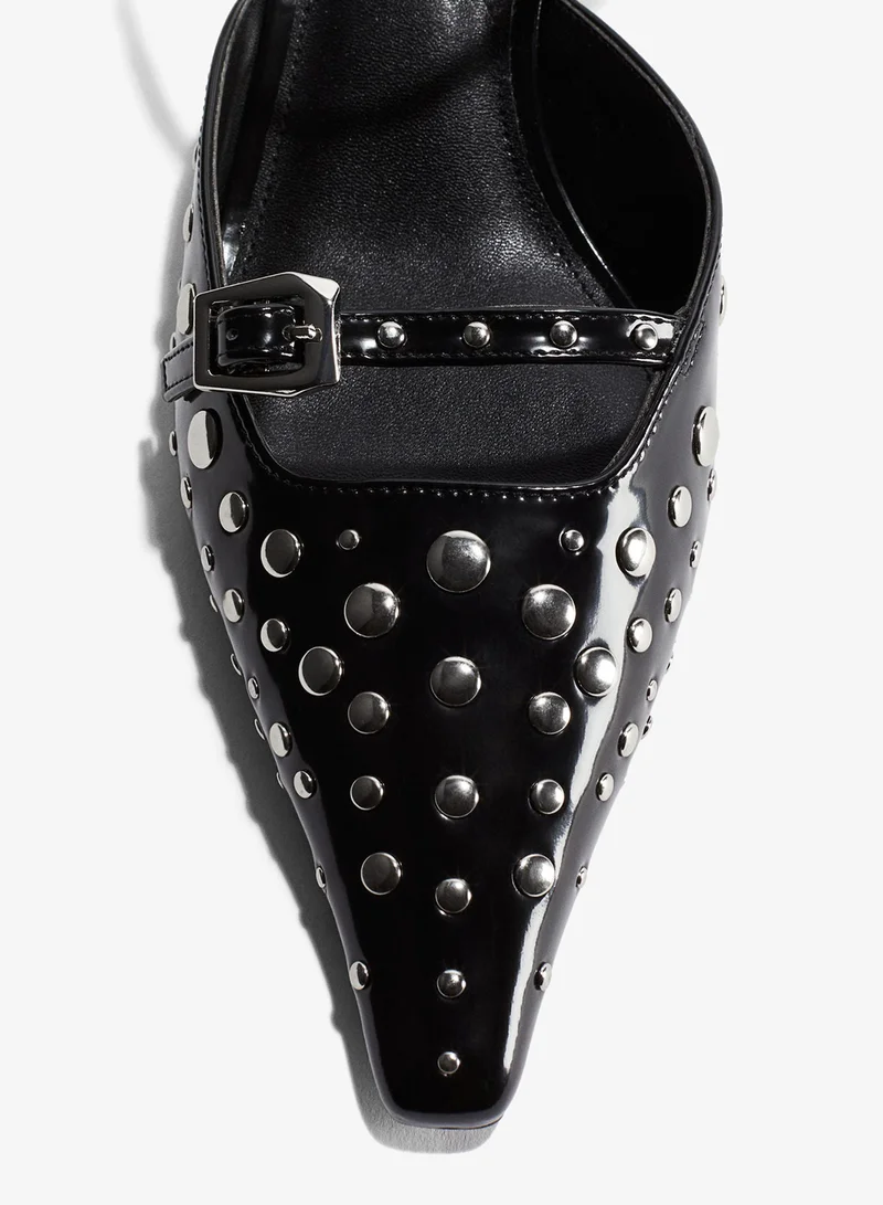 H&M Studded heeled sandals
