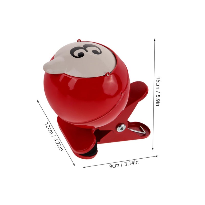 Iron Decorative Ashtray with Clamp for Home Office Restaurant Fire Resistant Tabletop Display - Image 3