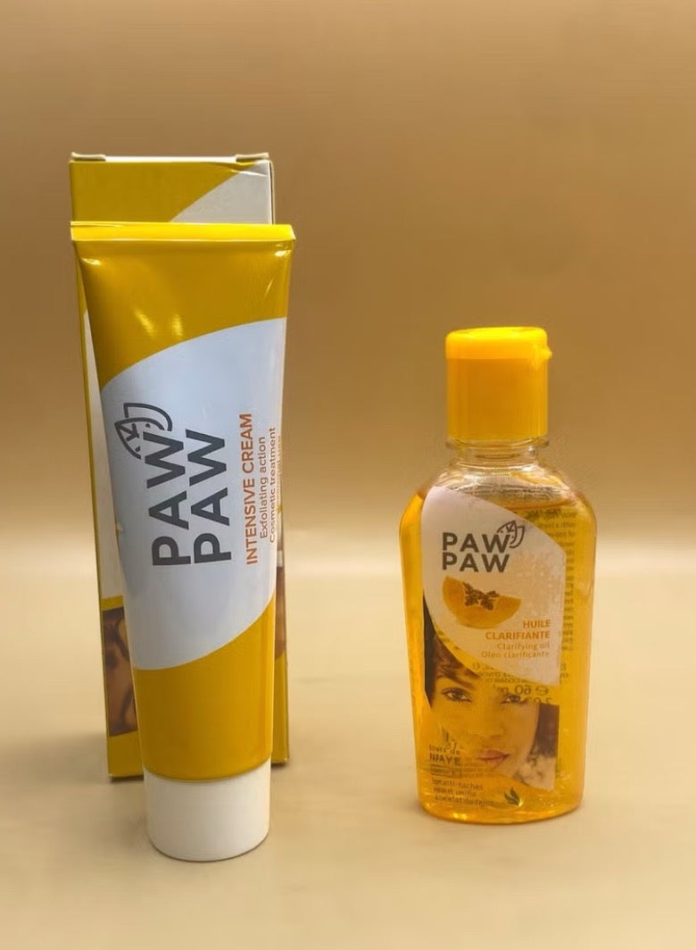 باو باو كريم مع زيت تفتيح الجسم بالبابايا من باو باو - Image 1