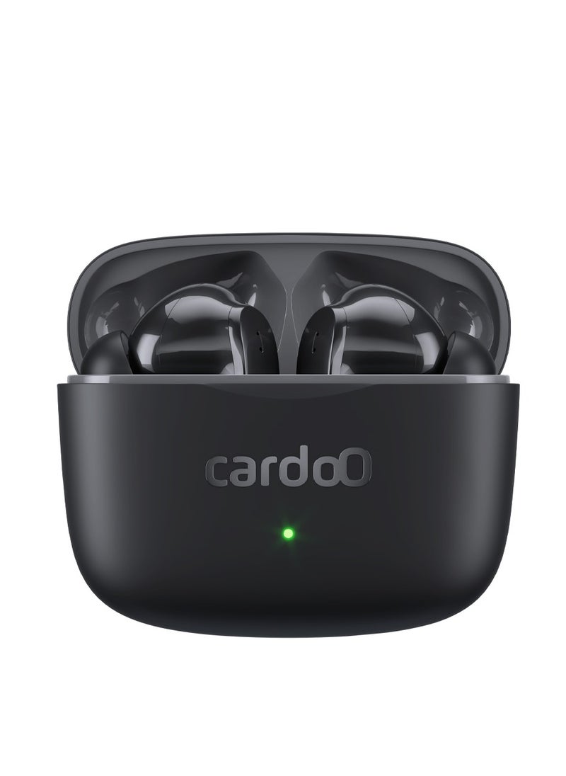 cardoo - Noise Cancelling True wireless EarBuds - In Ear Multi Connection Bluetooth 5.3 - Black - Image 1