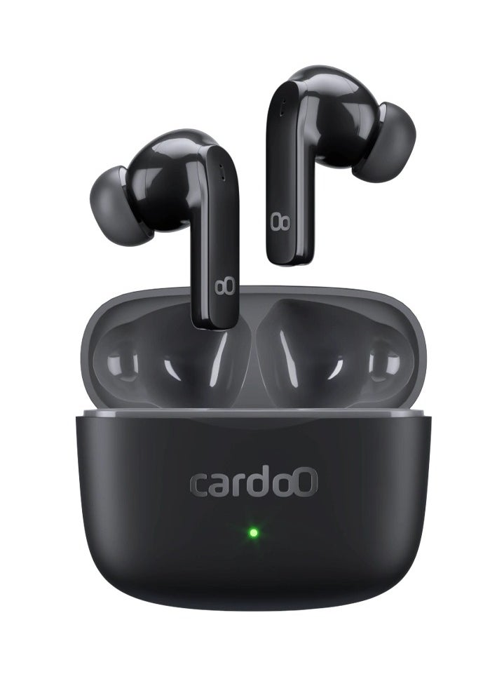 cardoo - Noise Cancelling True wireless EarBuds - In Ear Multi Connection Bluetooth 5.3 - Black - Image 1