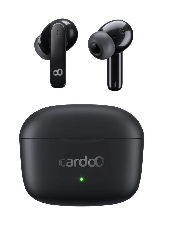 cardoo - Noise Cancelling True wireless EarBuds - In Ear Multi Connection Bluetooth 5.3 - Black - Image 1