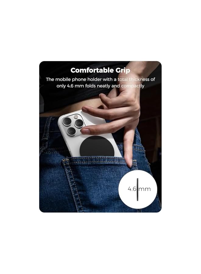 Green Tiger All-Metal Magnetic Phone Ring Holder for MagSafe, Magnetic Cell Phone Grip Stand Finger Ring Kickstand for MagSafe iPhone 16/15/14/13/12 Series - Image 5