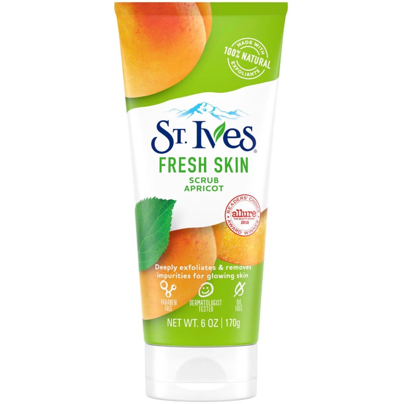 St. Ives Fresh Skin Invigorating Apricot Scrub 6 Oz (2 Pack) by St. Ives - Image 1