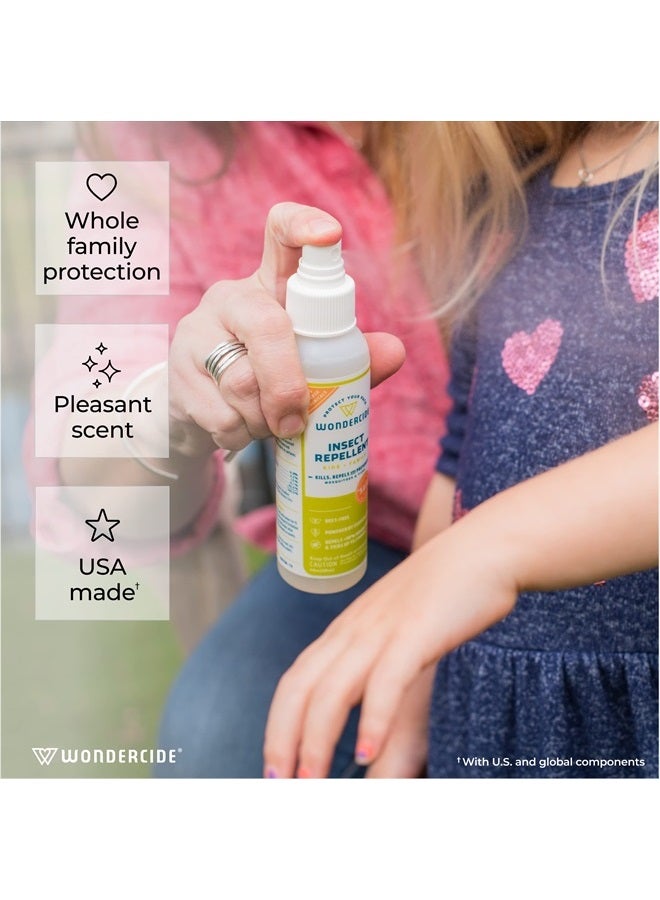 wondercide Mosquito, Tick, Fly, and Insect Repellent with Natural Essential Oils - DEET-Free Bug Spray and Killer - Safe for Family - Lemongrass 2-Pack of 4 oz Bottle - Image 4