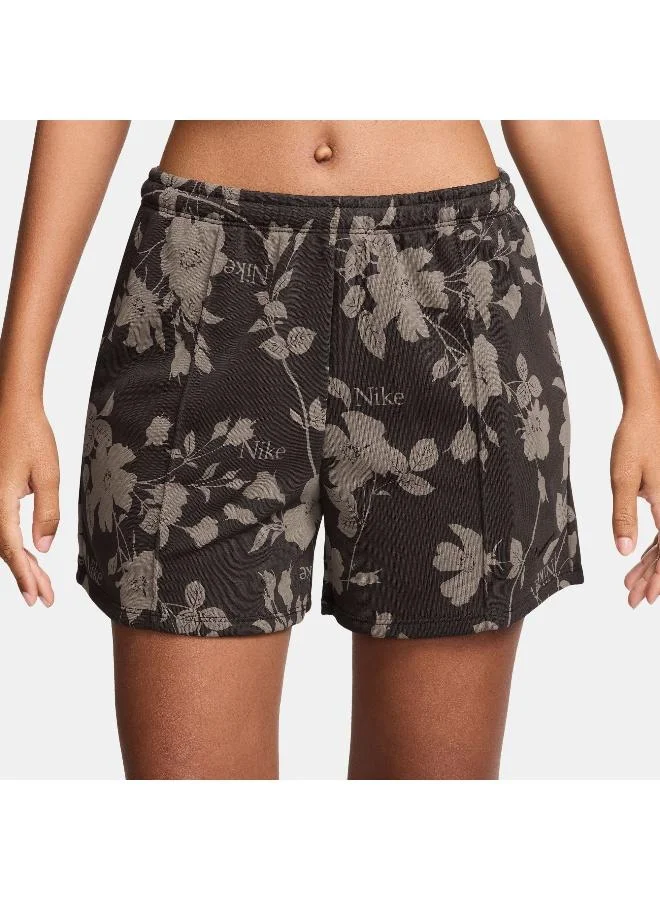 Nike Women's Sportswear Chill Terry Printed Shorts