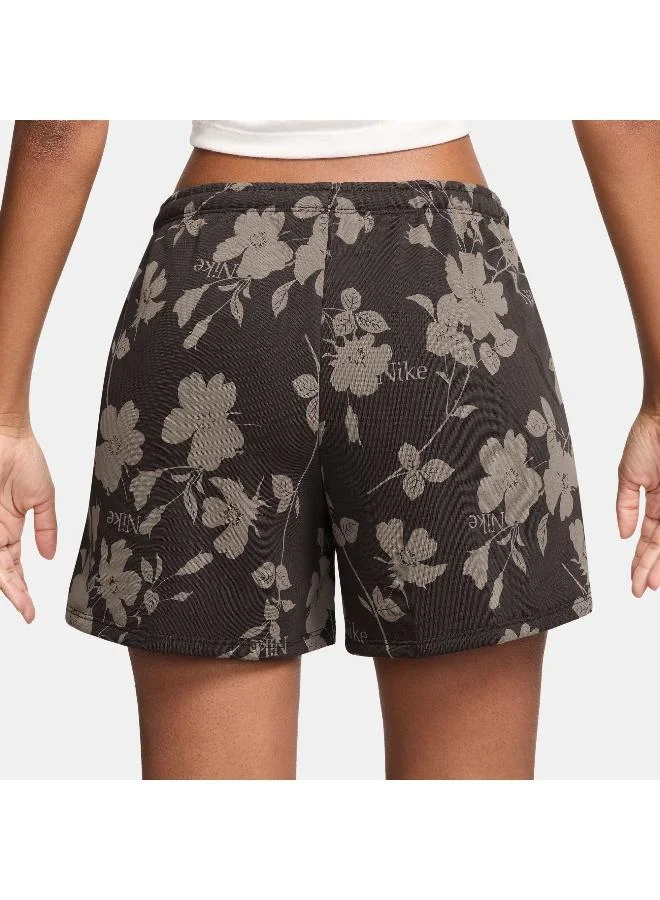 Nike Women's Sportswear Chill Terry Printed Shorts