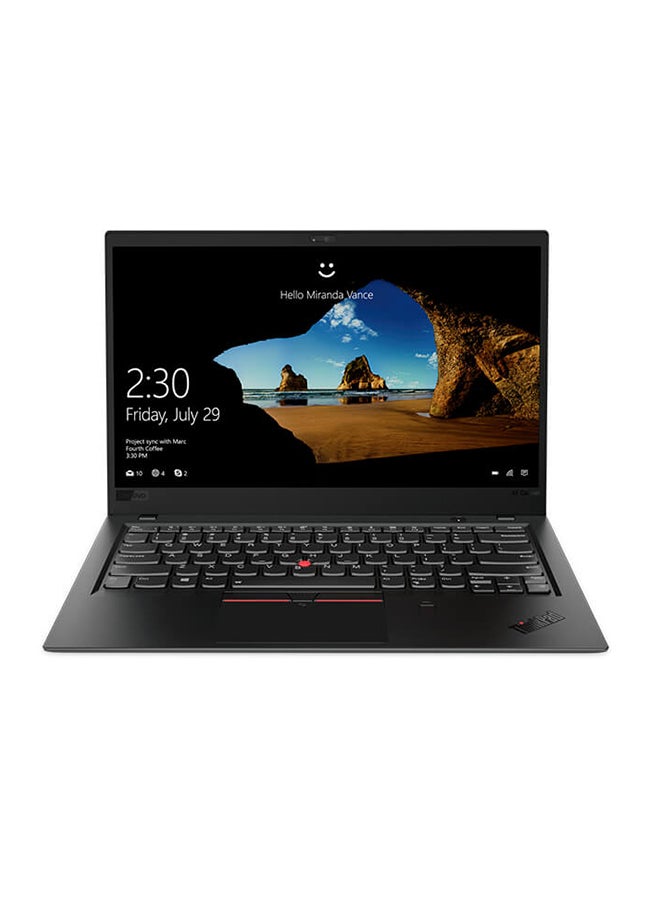 لينوفو لابتوب ثينك باد X1 كاربون بشاشة 14بوصة ومعالج كور i7 وذاكرة رام سعة 16جيجابايت ومحرك أقراص ذو حالة ثابتة SSD سعة 1 تيرابايت وبطاقة رسوميت إنتل مدمجة أسود - Image 1