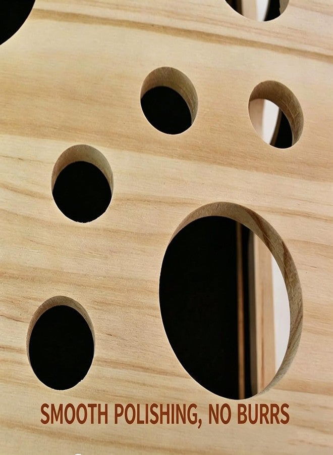 AHJK Cat Scratch Puzzle Enrichment Maze Box Wooden Nail File with Bell Ball Sandpaper Inside, Stress-Free Alternative to Nail Clippers and Grinders, for Cats that Hate Nail Trimming (Style-A) - Image 4
