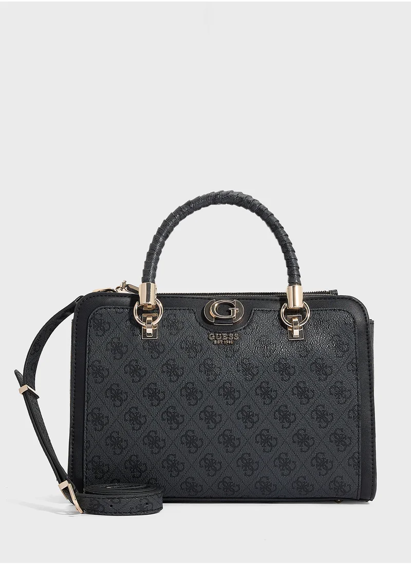 GUESS Orlina Logo Society Satchel