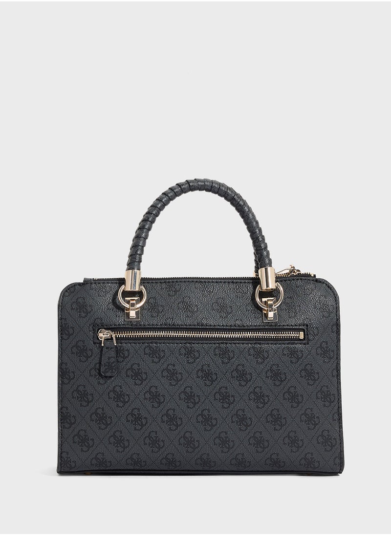 GUESS Orlina Logo Society Satchel  - Image 2