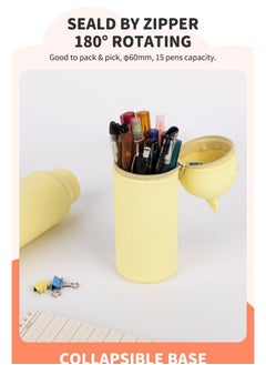 mriya MRIYA Pencil Case Large Capacity Pencil Pouch Bag School Supply Pouch Organizer for Students Kids Stylish Pen Holder Pouch Stationery Box Portable Makeup Pouch Multipurpose for Boys & Girls (Bear)  - Image 5