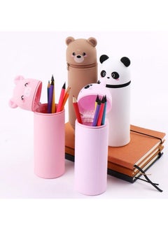 mriya MRIYA Pencil Case Large Capacity Pencil Pouch Bag School Supply Pouch Organizer for Students Kids Stylish Pen Holder Pouch Stationery Box Portable Makeup Pouch Multipurpose for Boys & Girls (Bear)  - Image 4
