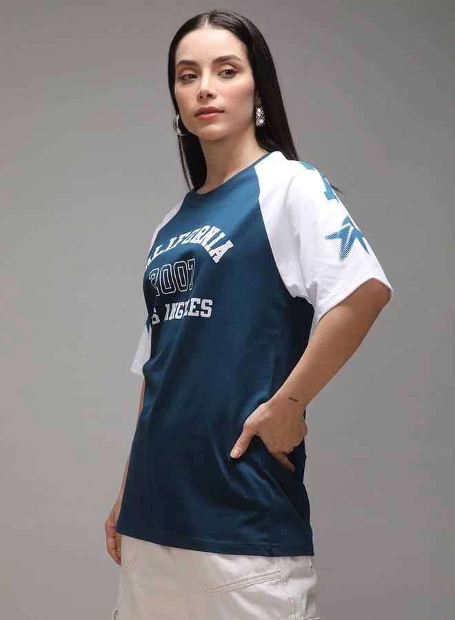 Dillinger Women Oversized Raglan Sleeve T-Shirt