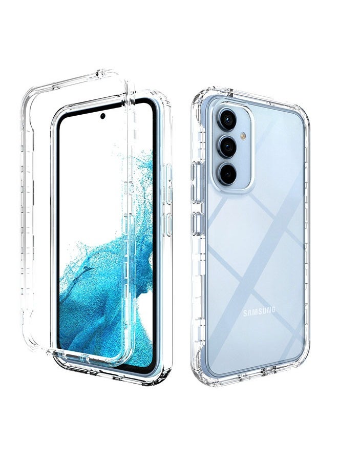 KASTWAVE Samsung Galaxy A54 5G Case, Shock Absorption Bumper Design, Enhanced Camera and Screen Protection, Shockproof Crystal Clear Slim TPU Protective Phone Cover for Samsung Galaxy A54 5G (Clear)  - Image 1