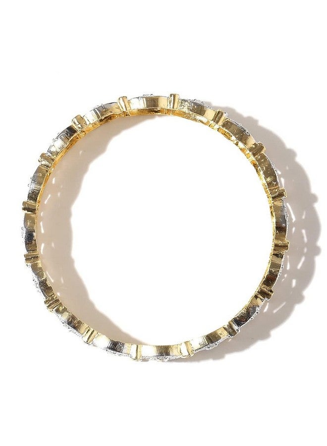 YouBella Bangles for Women Stylish Traditional American Diamond Bangles for Women and Girls (2.4) - Image 4