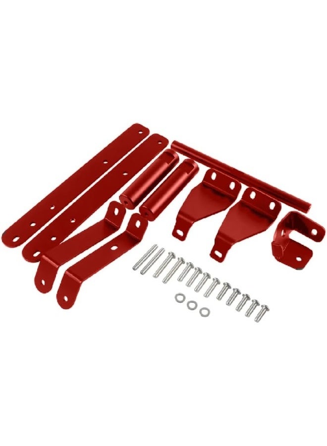 Ebiker Aluminum Rear Grab Bar for Yamaha Raptor700 Red Color - Image 3