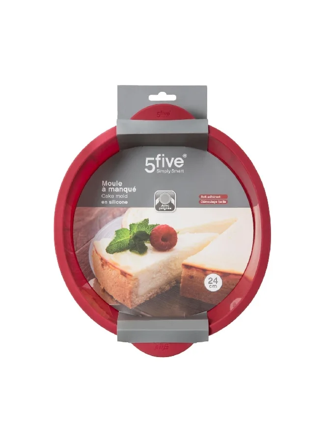Five Simply Smart Manaque Deep Surface Silicone Cake Mould Red 24 Cm 111044A